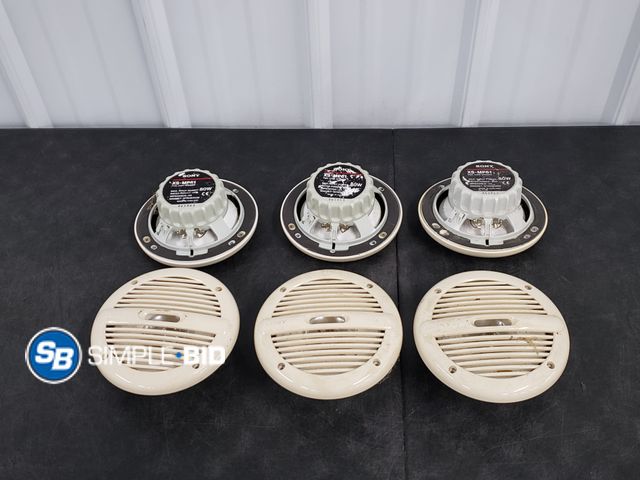 Lot 58-38650 - Lot of sony XS-MP61 Dial Cone Speakers - Work - used condition