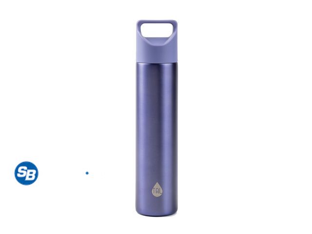 Lot 58-26841 - New TAL 10 oz Purple Solid Print Double Wall Insulated Stainless Steel Water Bottle with Wide Mouth ...