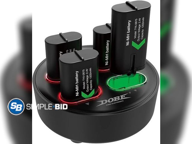 Lot 58-35955 - New Rechargeable Battery Packs for Xbox One/Xbox Series X|S, 4 X 1200mAh Xbox One Controller Battery...