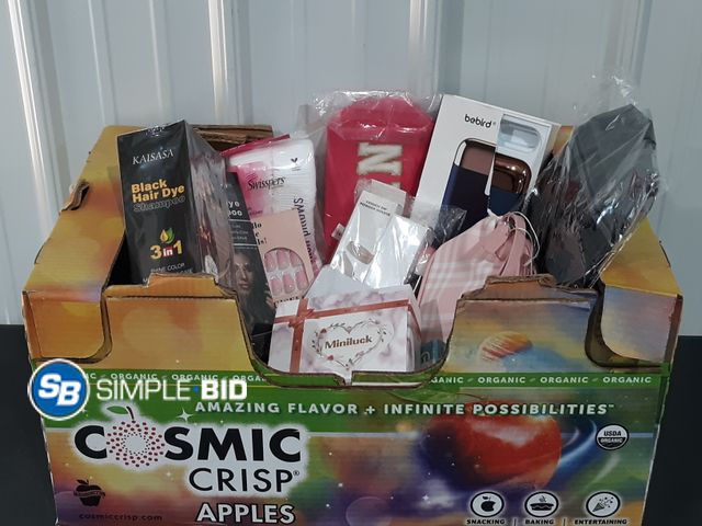 Lot 58-27173 - Large Lot of Health and Beauty items including Hair dye, Cotton balls, Nail accessories, and so much...