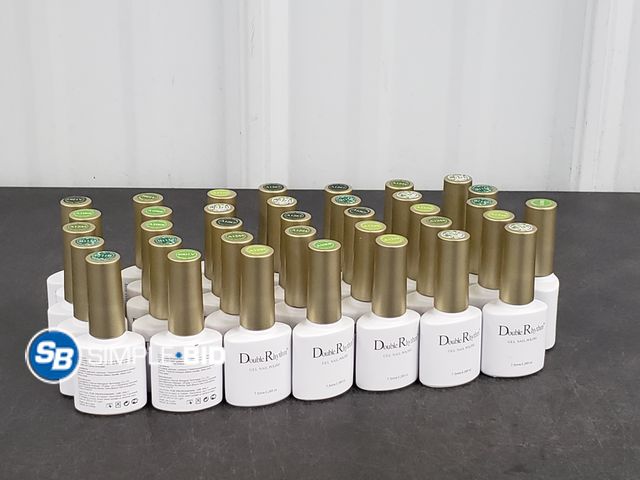 Lot 58-78109 - Lot of (36) New Gel Nail Polish -- Variety of colors - Mostly Green Colors