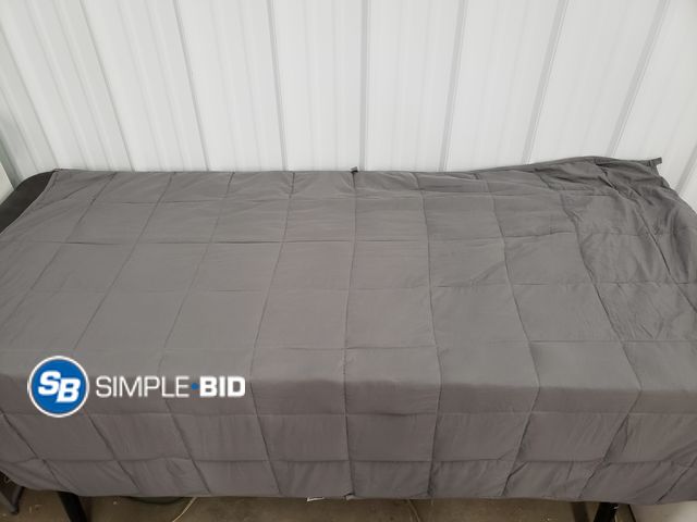 Lot 58-80365 - Weighted Blanket - Grey Plush