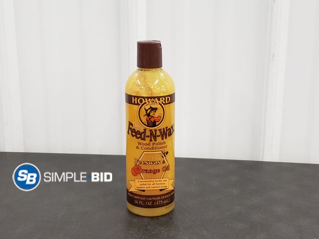 Lot 58-78015 - Howard Feed-N-Wax Wood Polish &amp; Conditioner