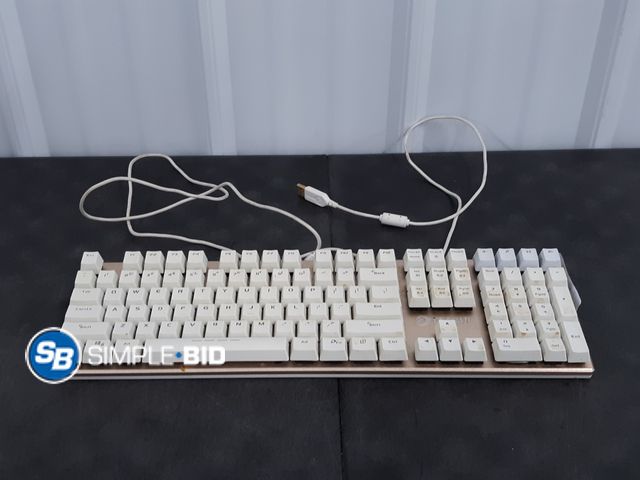 Lot 58-37156 - Mechanic Gaming Keyboard - Used (Works per Seller)