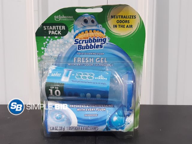 Lot 58-32763 - Scrubbing Bubbles Toilt Cleaning Stamp - Starter Pack