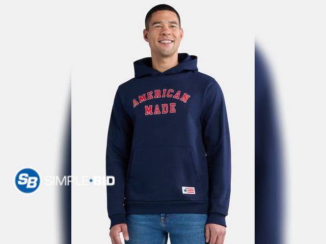 Lot 58-71180 - New American Giant All Gender Pullover Hooded Sweatshirt, Men’s Size S