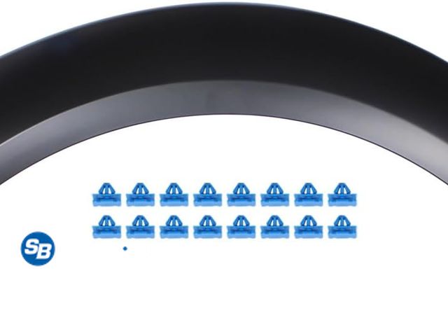 Lot 58-41411 - Front Driver Side Wheel Fender Flare Molding with Clips for Dodge Charger 2020-2023 - appears unused