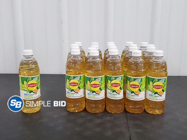 Lot 58-72501 - Lot of (21) LIPTON Diet Green Tea Citrus - unopened - Expired