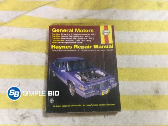 Lot 58-34000 - General Motors Haynes repair manual