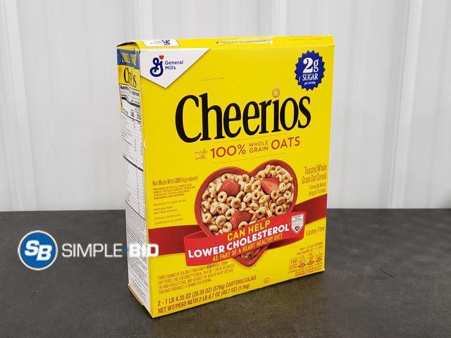 Lot 58-29931 - CHEERIOS! toasted whole grain oat cereal - unopened