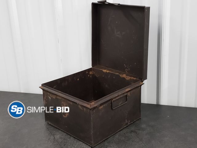 Lot 58-58365 - Metal Square Lockable Bin