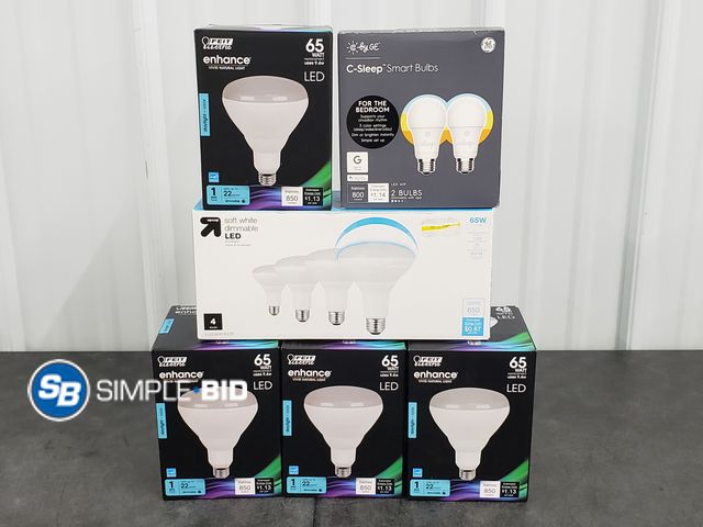 Lot 58-59812 - Lot of Light bulbs - various styles- appears unused