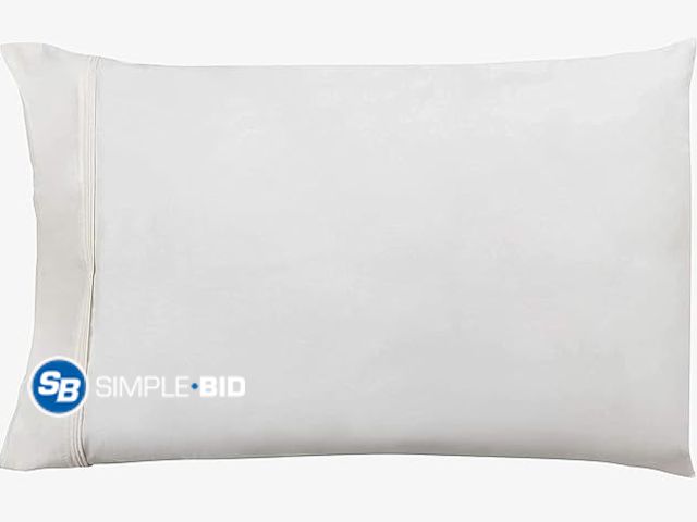 Lot 58-27019 - New A1 Home Collections 100% Pillowcase, Single Ply, Long Staple Organic Cotton, 300 Thread Count, G...