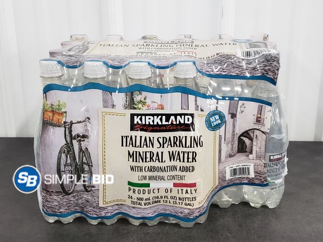 Lot 58-51209 - Kirkland Italian sparkling Mineral Water 16.9 fl oz 22 pack - unopened