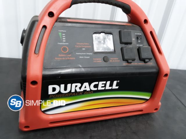 Lot 58-30308 - Duracell Powerpack 600 - used but in good condition