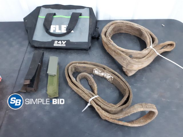 Lot 58-67032 - Lot of Misc. Items - Blender, Tool Bag, Tow Straps, Steamer and More! - Used - Unknown Working Condi...