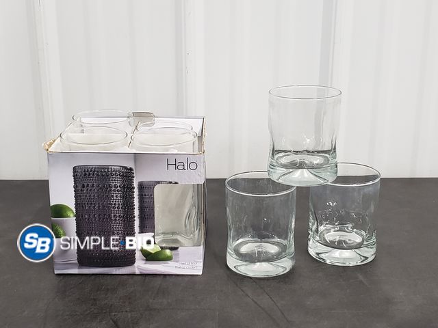 Lot 58-74748 - Set of (7) Glasses - variety of sizes - used but in good condition
