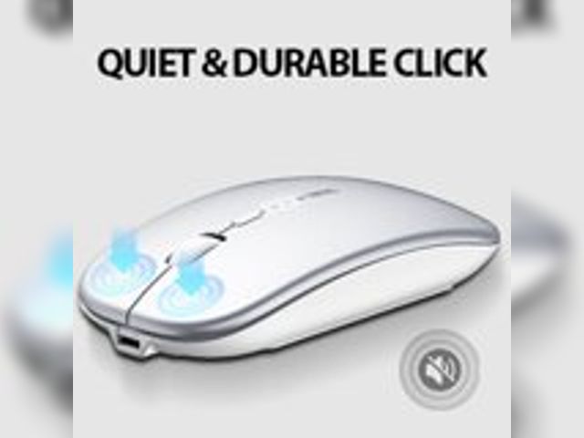 Lot 58-39403 - New inphic 3-Mode Wireless Mouse, Silver