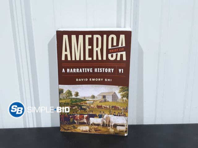 Lot 58-21281 - America A Narrative History Book - Used