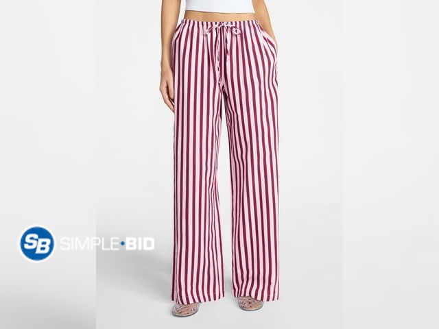 Lot 58-71217 - New No Boundaries Cotton Pull-On Beach Pants, Women's SIZE M