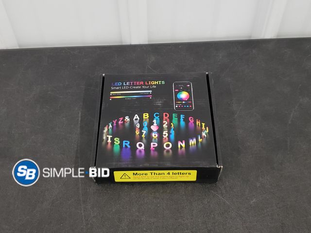 Lot 58-30231 - LED Letter Lights - Smart LED