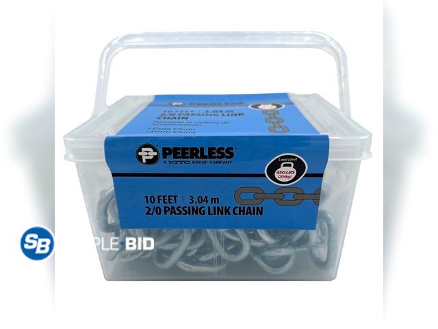 Lot 58-57577 - New Peerless 2/0 Passing Link Chain, 10', Peerless Chain Company, #4757210