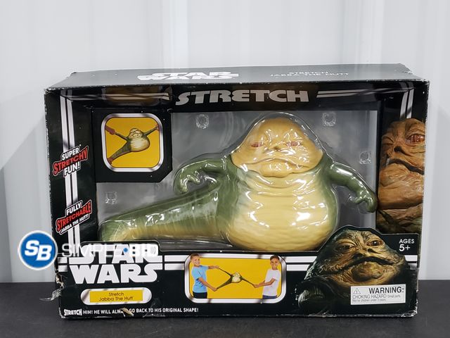 Lot 58-30843 - Star Wars! Stretch Jabba the Hutt - Stretch him! he will Always go back to his Original  Shape!