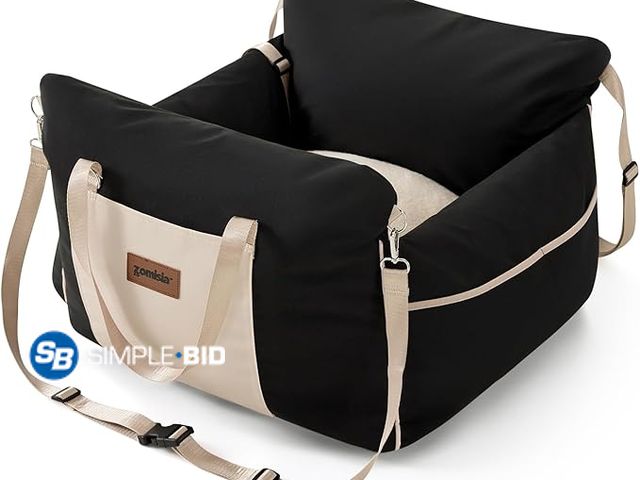 Lot 58-33126 - New ZOMISIA Dog Car Seat for Small to Medium Dogs - Waterproof Pet Booster Seat for Car with Clip-On...