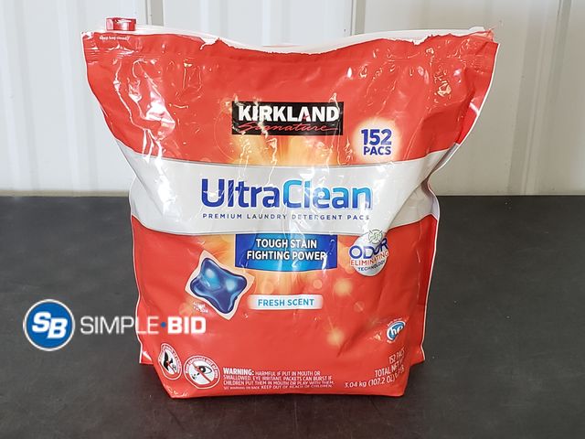 Lot 58-71824 - Kirkland ULTRA CLEAN Fresh Scent Laundry Packs - unopened - Fresh Scent