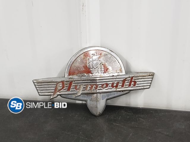 Lot 58-83539 - Vintage Plymoth Car Logo