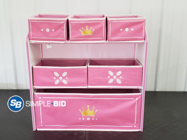 Lot 58-68208 - Princess Toy Box with bins
