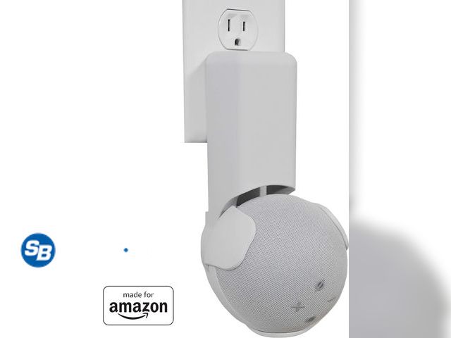 Lot 58-53689 - New Made For Amazon Outlet Hanger, White, for Echo Dot (4th generation)