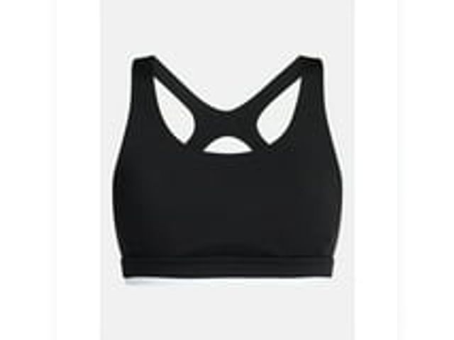 Lot 58-58723 - New Avia Women's Medium Support Open Back and Contrast Tipping Sports Bra - SIZE XS