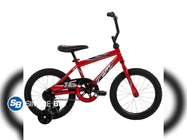 Lot 58-68795 - New Huffy 16" Rock It Kids' Bike, Fits Riders 42" - 48", Red, Youth, Boys