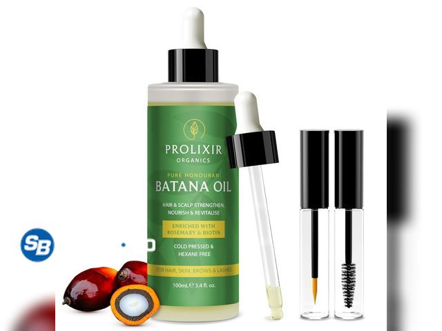 Lot 58-55174 - New Batana Oil with Organic Rosemary &amp; Biotin – Hair, Eyebrow &amp; Eyelash Growth Serum – Nouri...