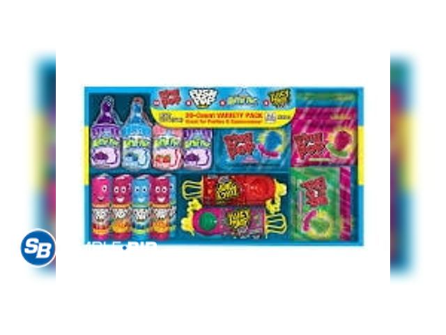 Lot 58-83104 - Ring Pop 50ct Box 144/50ct. - open package - mostly full - unopened - BB 1/2027