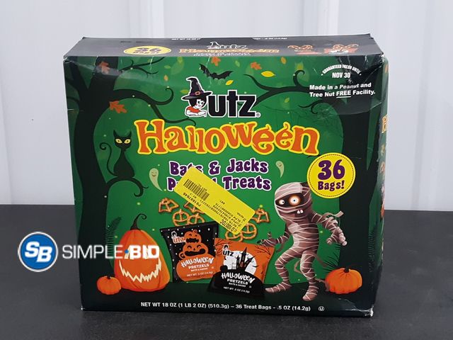 Lot 58-30056 - PRETZELS! 36 individually packaged bags - unopened