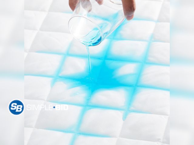 Lot 58-28425 - New JUSTLET Twin Mattress Protector Waterproof, Quilted Fitted Waterproof Mattress Pad with 8-21" De...