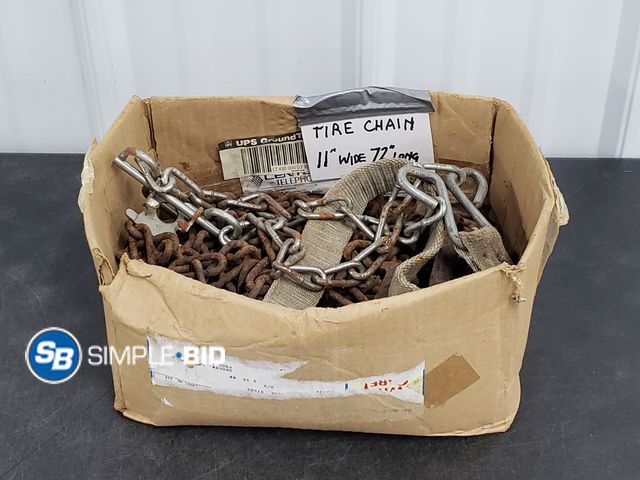 Lot 58-80490 - Tire Chains 11" Wide 72" Long