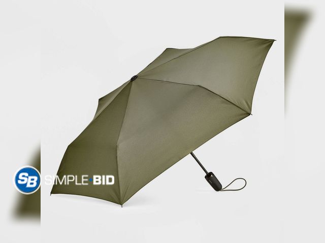Lot 58-30024 - Lot of (2) New Shed Rain Auto open Auto Close Umbrellas