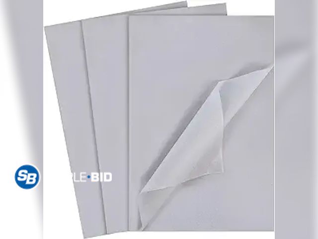 Lot 58-34390 - New Koogel  Tissue Paper Bulk, 14 x 10 Inch Silver Gift Wrapping Tissue Paper for Wedding Birthday D...