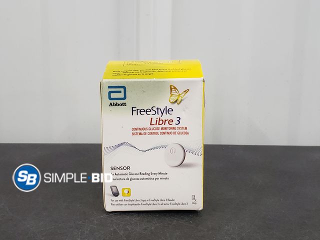 Lot 58-30158 - Abbott FreeStyle Libre 3 - SSensor for Continious Glucose Monitoring