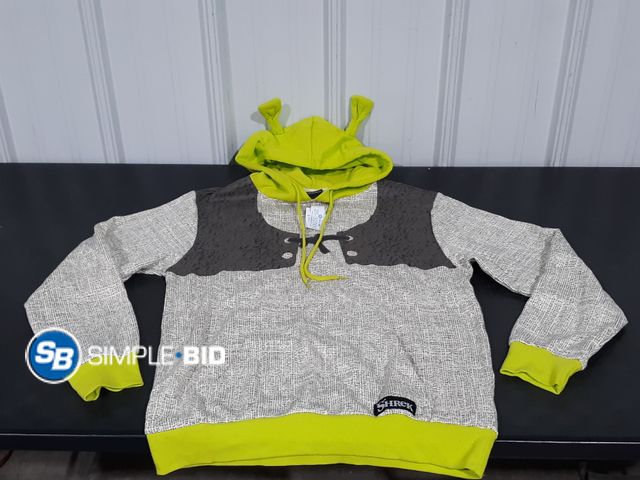 Lot 58-32500 - Adult Dreamworks SHREK! hooded sweatshirt -- SIZE M