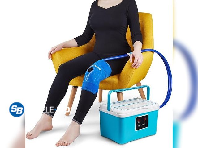 Lot 58-28823 - New Cold Therapy Machine — Cryotherapy Freeze Kit System — for Post-Surgery Care, ACL, MCL, Swelling...