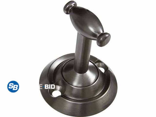 Lot 58-30643 - Lot of (5) New Stanley Hardware 803254 Antique Pewter Franklin Design Coat and Hat Hook