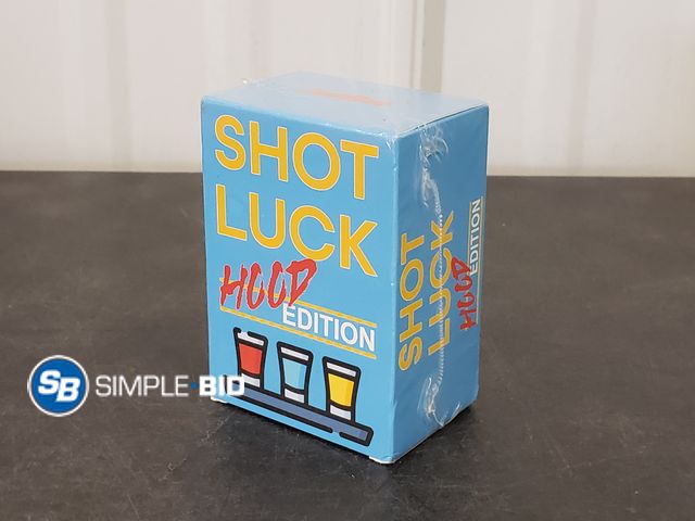 Lot 58-80472 - New SHOT luck Hood Edition -- Enjoy a fun game of Shot luck with friends, use a deck of prompt cards...