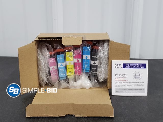 Lot 58-40389 - Epson 312XL Ink Cartridges