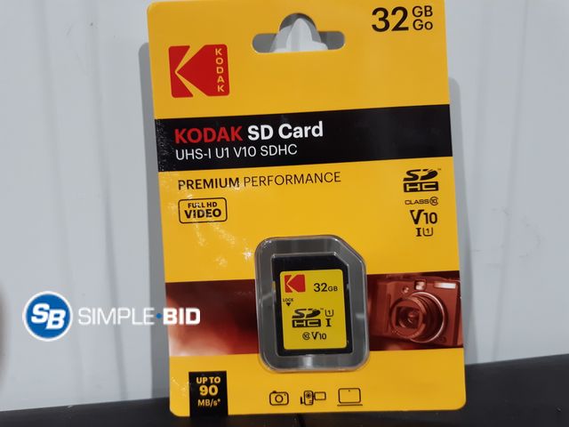 Lot 58-28214 - New Kodak SD Card 32 GB Full HD Video Card