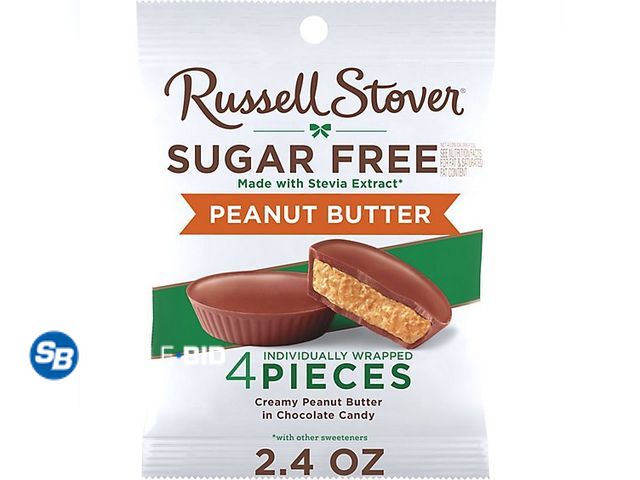 Lot 58-69553 - Lot of (3) Russell Stover Peanut Butter - 4 individually wrapped pieces - unopened -