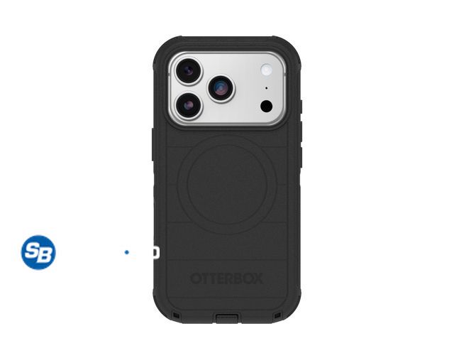 Lot 58-54176 - New OtterBox Defender Series Pro Case with MagSafe and Camera Control for Apple iPhone 17 Pro - Blac...